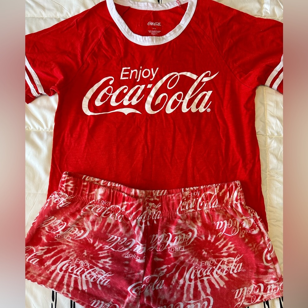 Coca-Cola brand pajama set